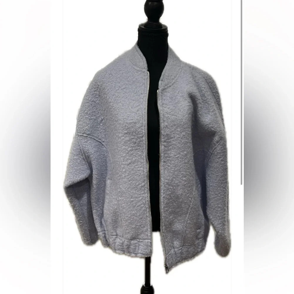 Zara teddy bomber jacket - Picture 1 of 4
